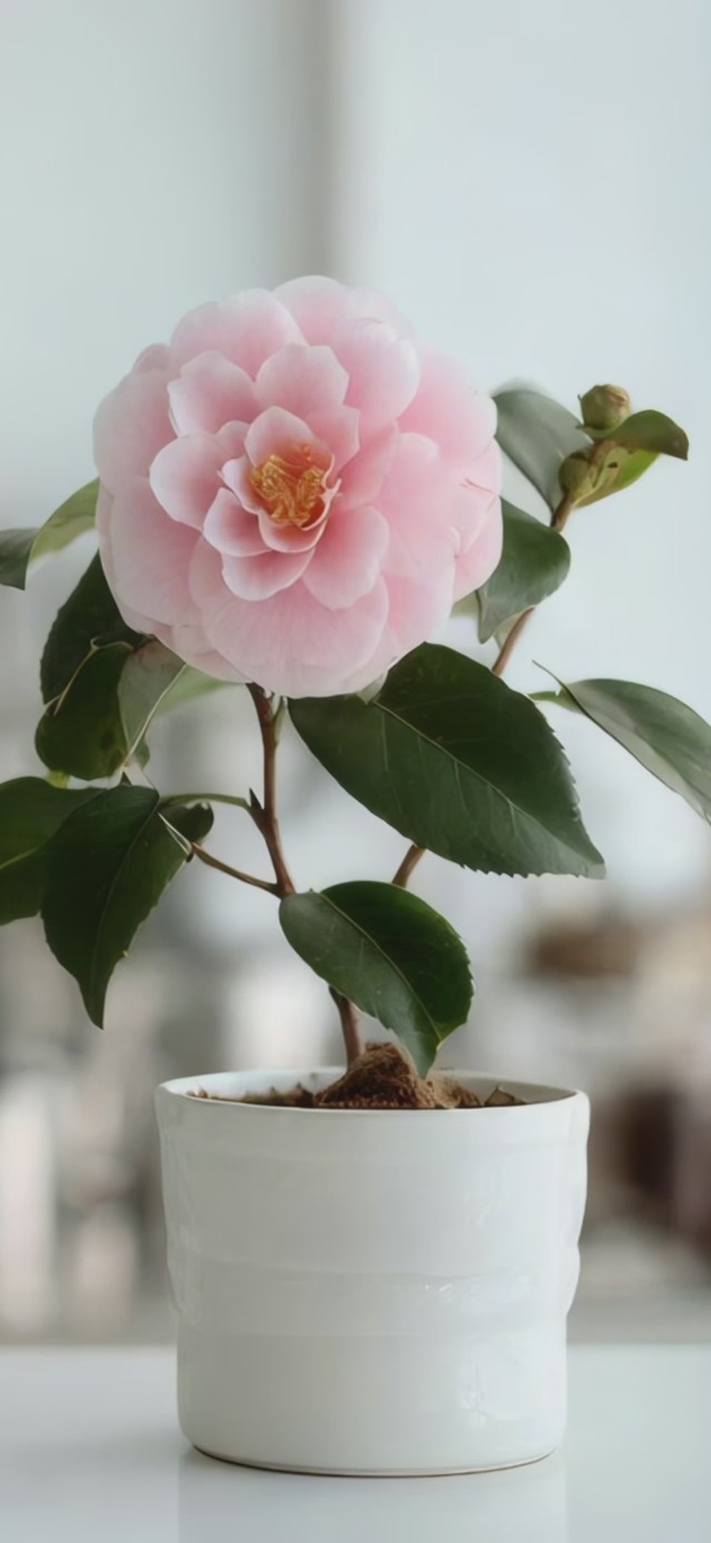 美丽茶花