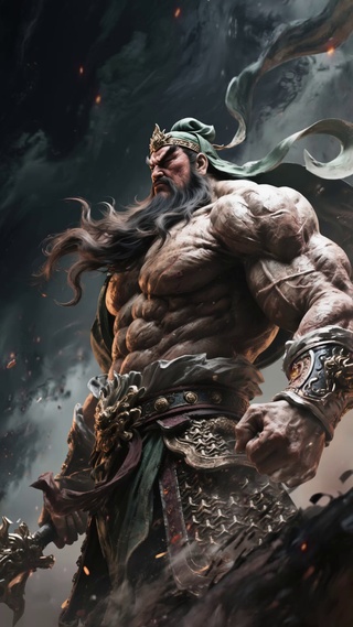 威风凛凛关二爷