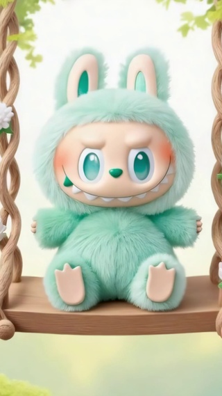 labubu荡秋千