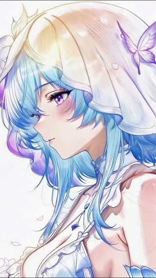 紫蝶漫舞守岸人