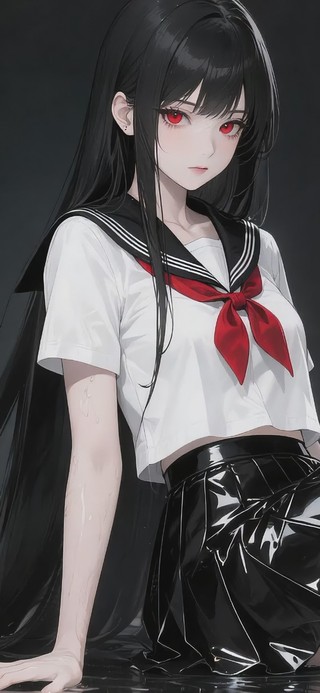 雨中少女