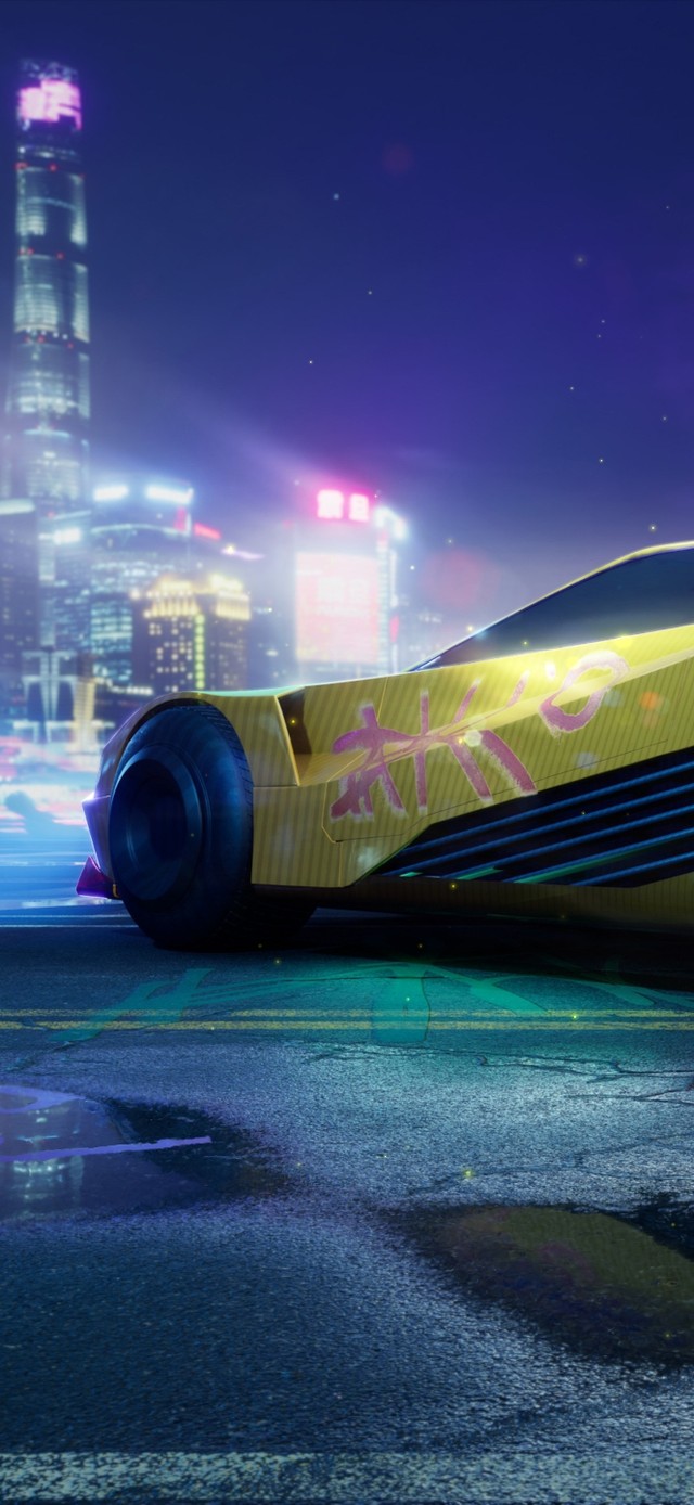 赛博朋克炫酷跑车