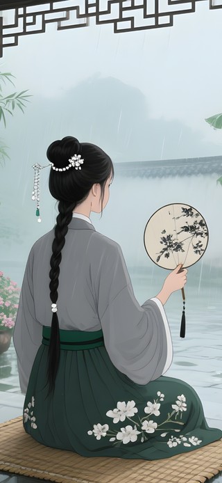唯美中式女孩