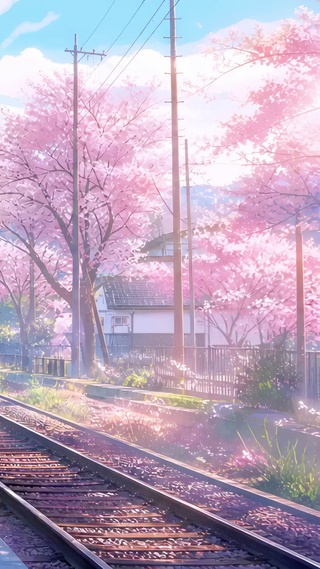 樱花站台
