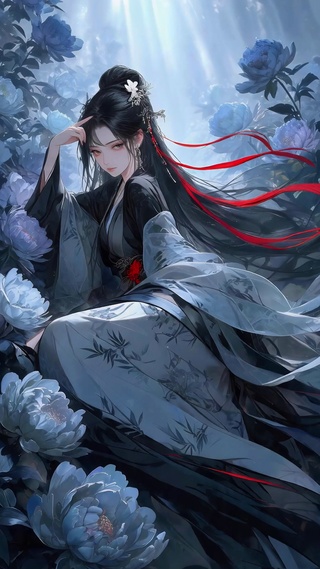 清冷古风美女