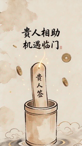 来跟贵人签