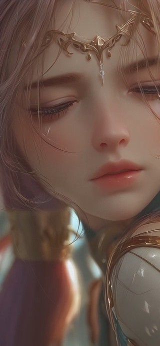 4K金发精灵少女