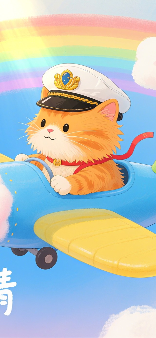 云端投递好心情～可爱飞行咪