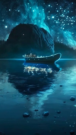 4K夜晚星光