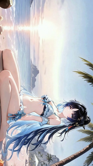 秧秧丨夏日沙滩丨