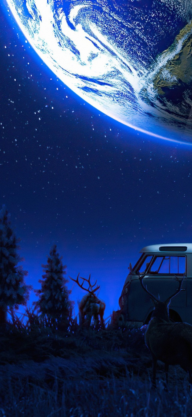 观看星空地球
