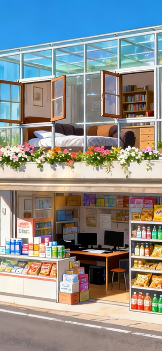 小清新小镇商店