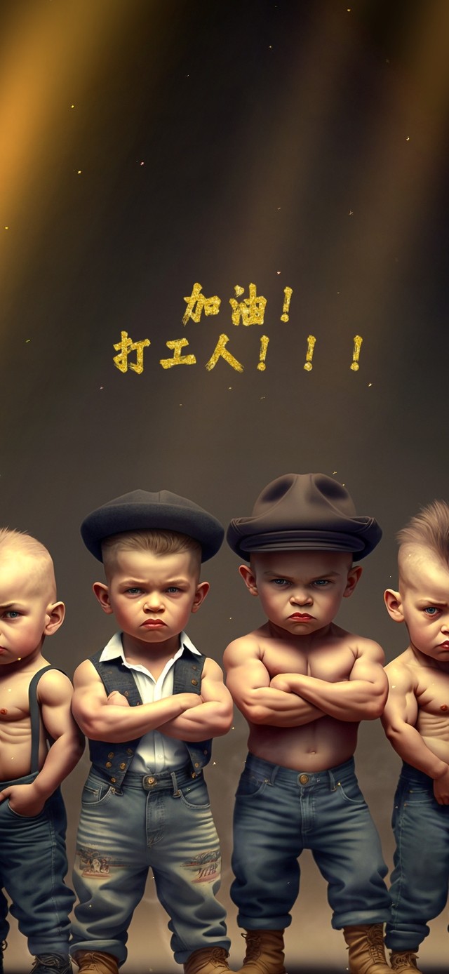 肌肉男孩 4K 加油打工人