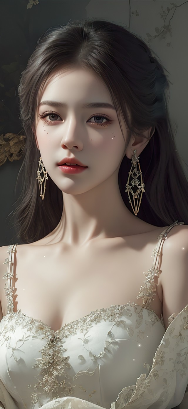 纯欲系长发女生