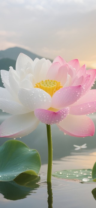 双色荷花见者好运