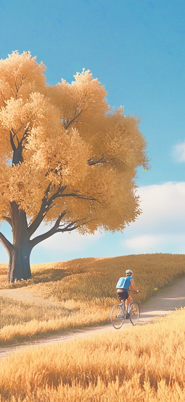 秋日骑行