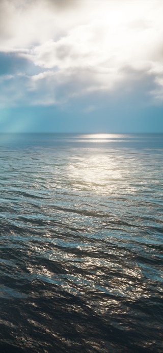 解忧壁纸·海面夕阳图
