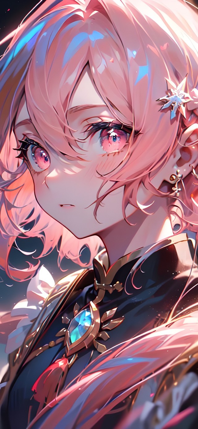 白小狸壁纸-粉粉小女