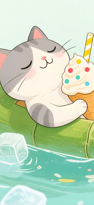 竹筒里的猫咪