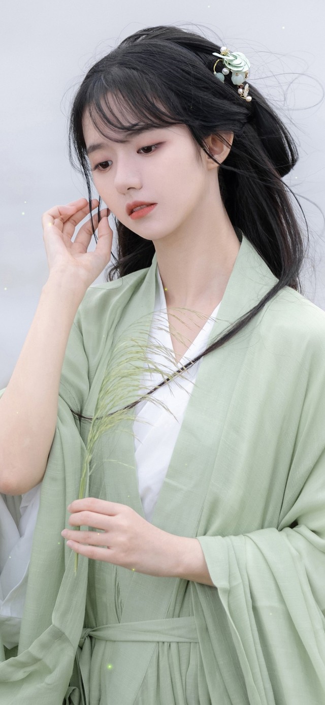 4K唯美古风清纯美女