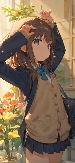 唯美居家少女