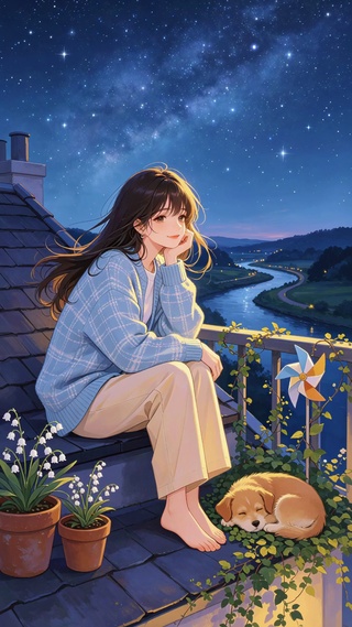 屋顶女孩