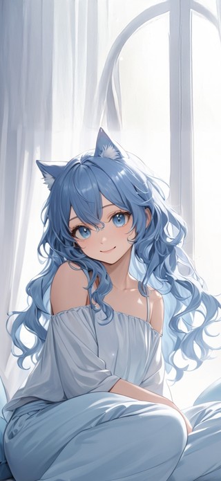 房间猫儿少女