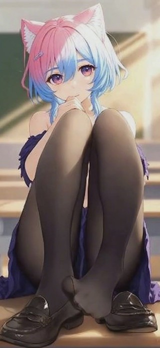 性感清纯甜美黑丝美女