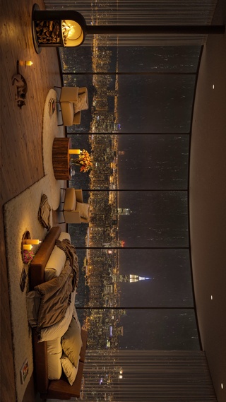 舒适雨天卧室氛围