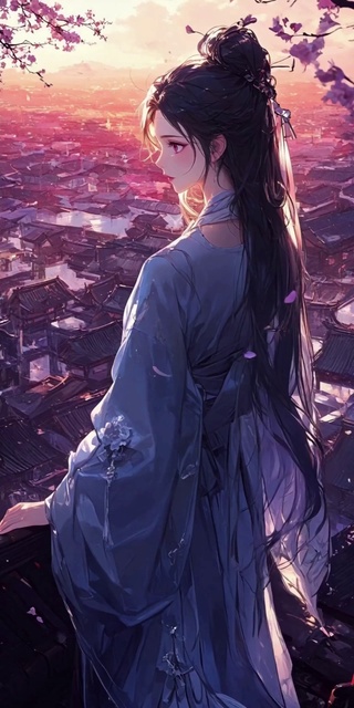 梅花枝头
