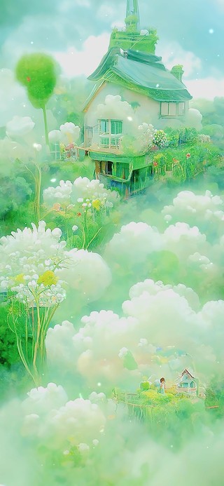 唯美治愈清新小屋