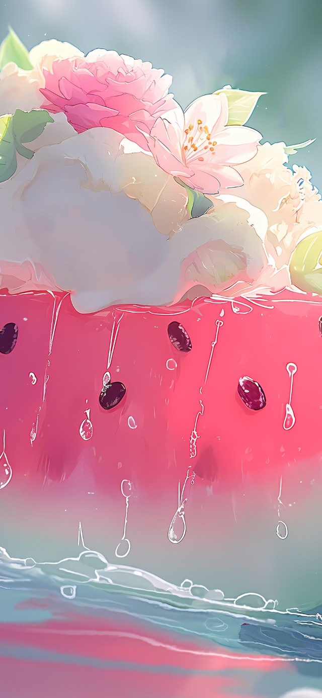 清凉夏日西瓜