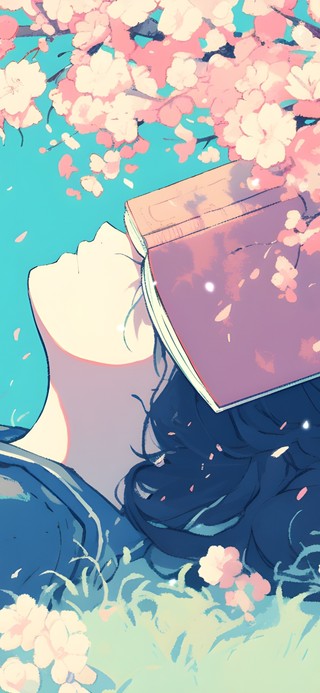 花下少女