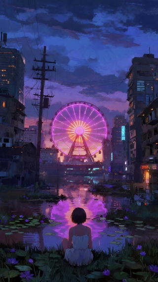 发光摩天轮