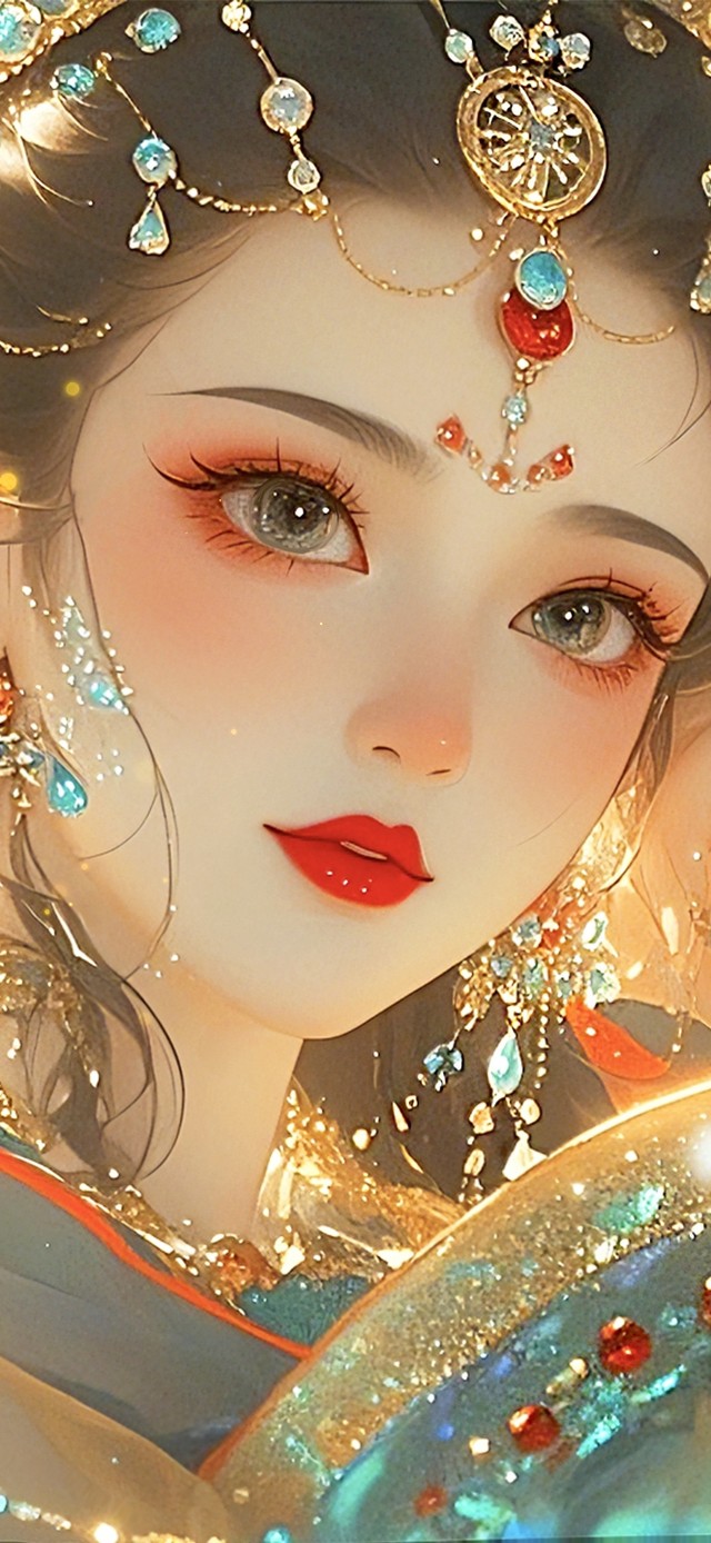 唯美敦煌飞天仙女