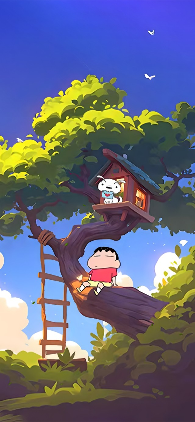 小新和小白的林中小屋