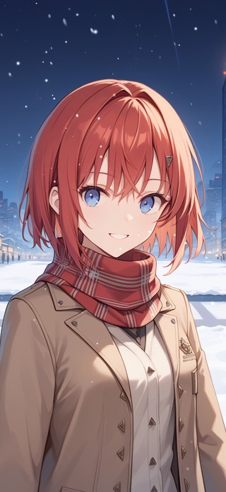 雪景少女