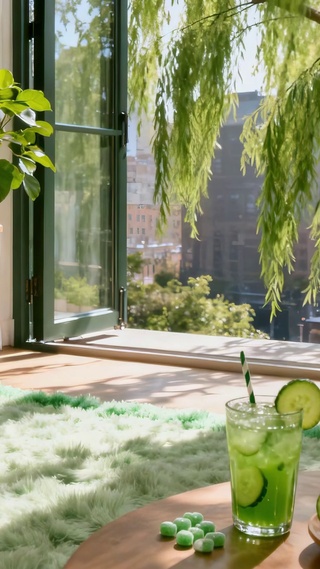 阳光午后温暖的阳光洒进杨柳屋内