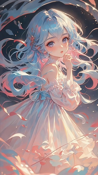 橙蓝少女