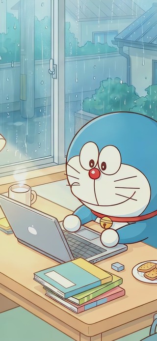 雨夜办公的哆啦A梦（互动版）