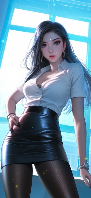 淡眉如秋水，玉肌伴轻风
