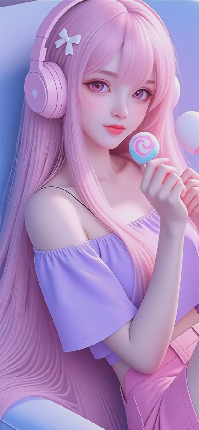 可爱甜心女孩高清4k