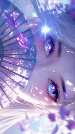 星瞳扇影 虹花万彩
