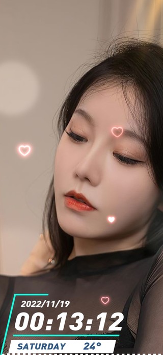 清纯性感黑裙美女
