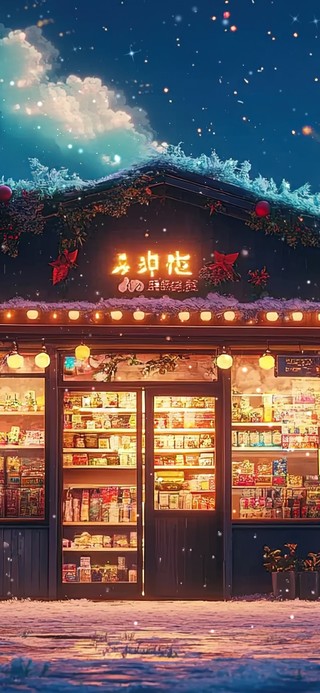 星空圣诞梦幻商店