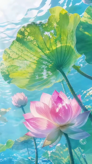 水下荷花