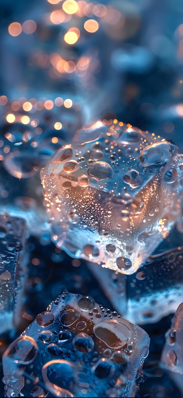 解暑必备~冒冷气的清爽大冰块！