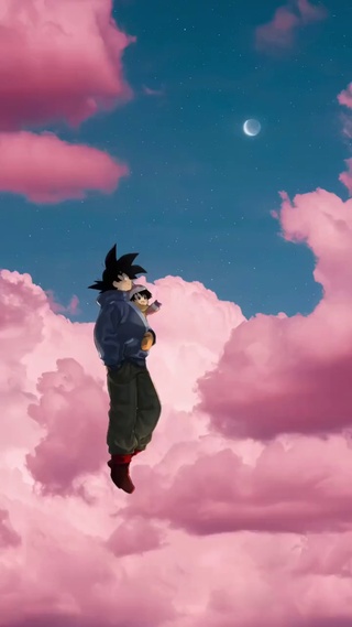 七龙珠-孙悟空和潘 4k