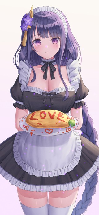 4K原神女仆女友雷电将军