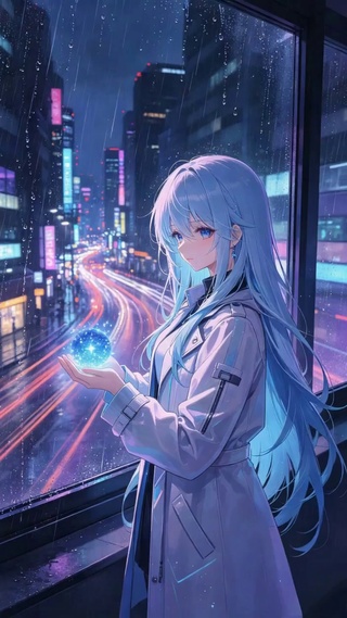 城市动漫少女